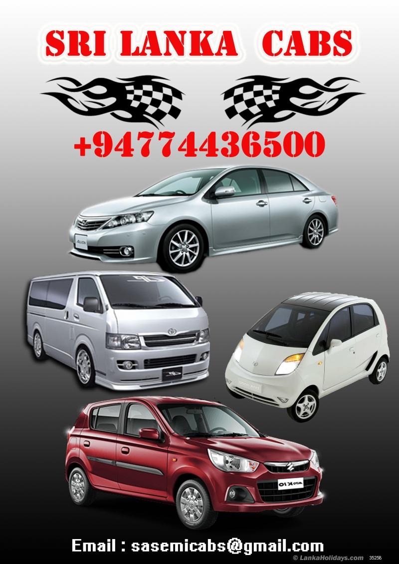 Sri Lanka Taxi/Cab Rentals/Hire KOTTAWA CAB SERVICE 0774436500